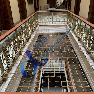 İstanbul Erkek Lisesi Merdiven Güvenlik Filesi